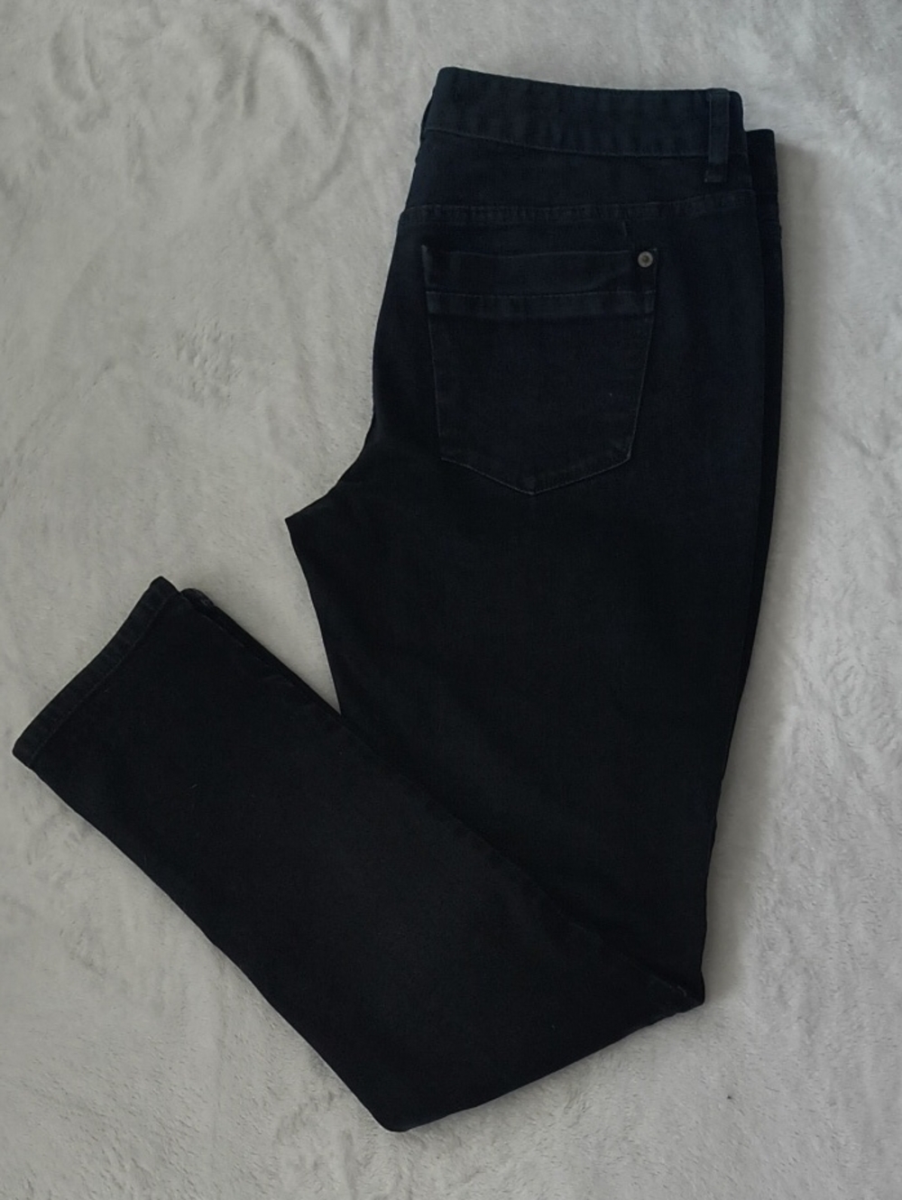 Mossimo Skinny Premium Denim Jeans 12R Faded Black Stretch